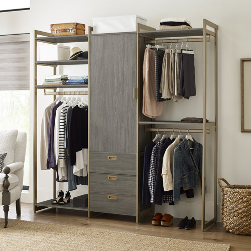 Martha Stewart California Closets® The Everyday System™ 84" Hanging 3 Drawer with Solid Door
